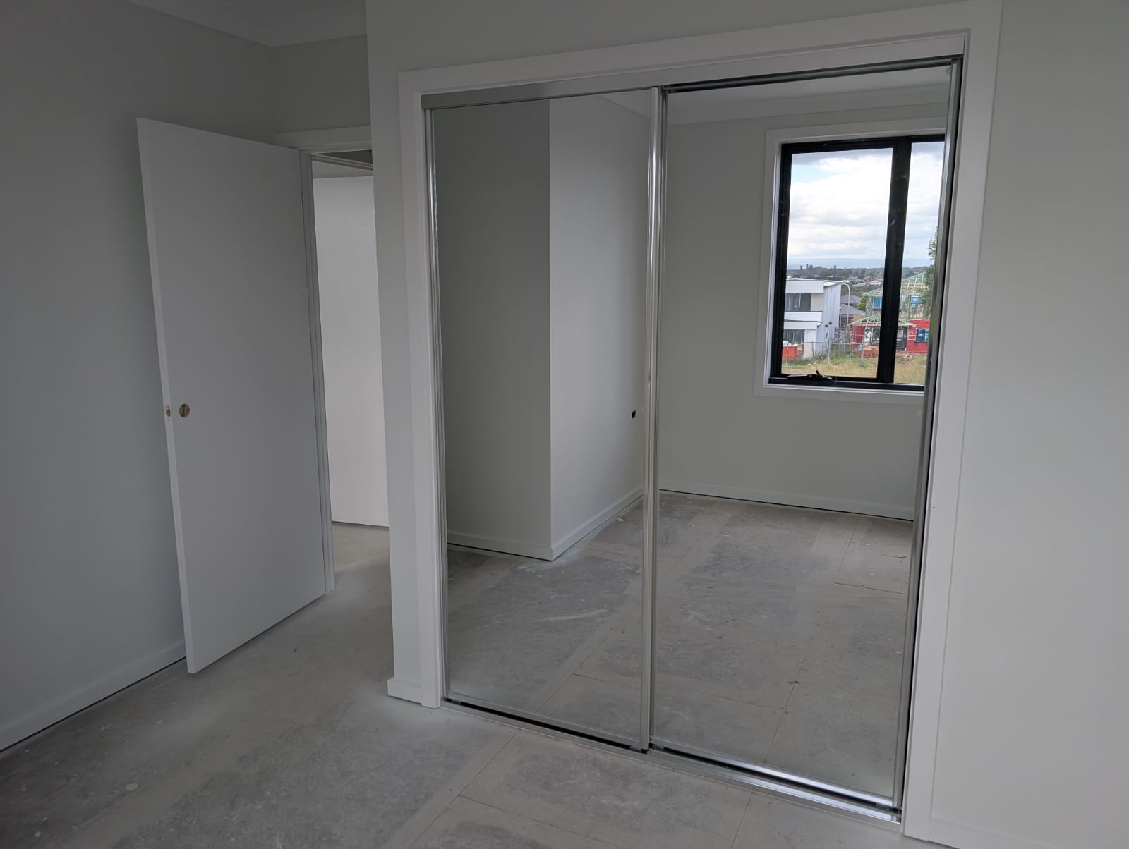 Mirror wardrobe doors minchinbury sliding tracking installation